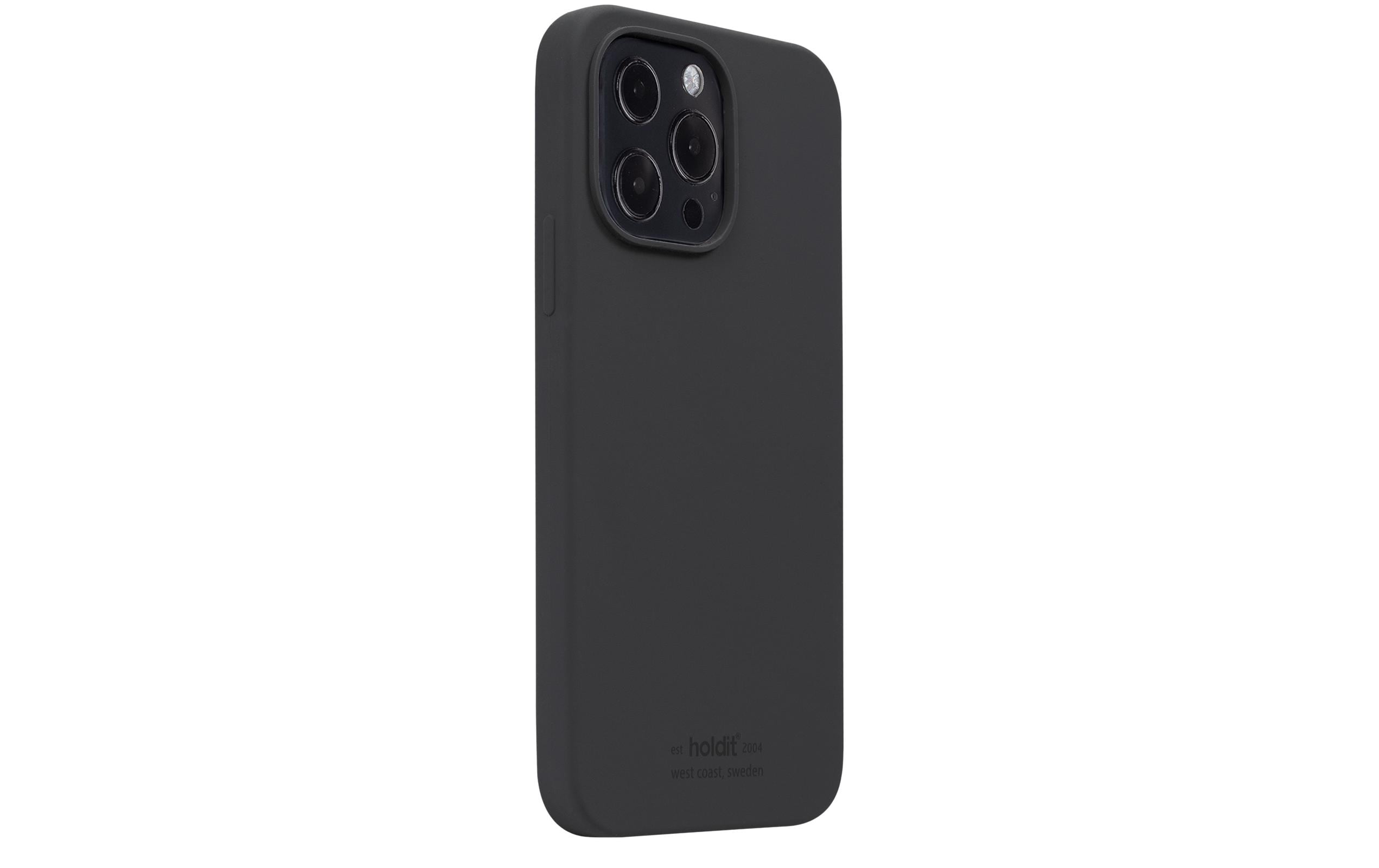Back Cover Silicone iPhone 13 Pro Max SchwarzModerne Handyhülle aus ultradünnem und griffigem Silikon für das Apple iPhone 13 Pro Max