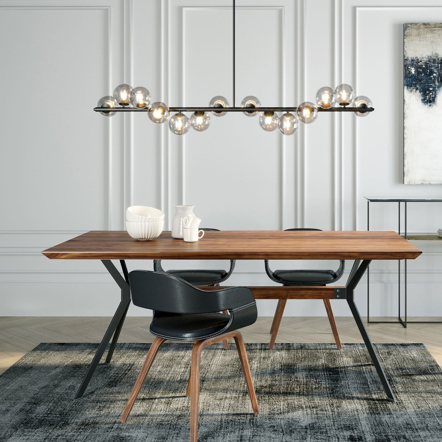 KARE DESIGN Retrofit Pendellampe SCALA BALLS schwarz