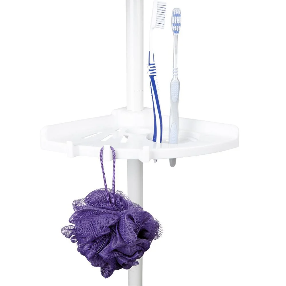 Etagère d'angle de douche extensible