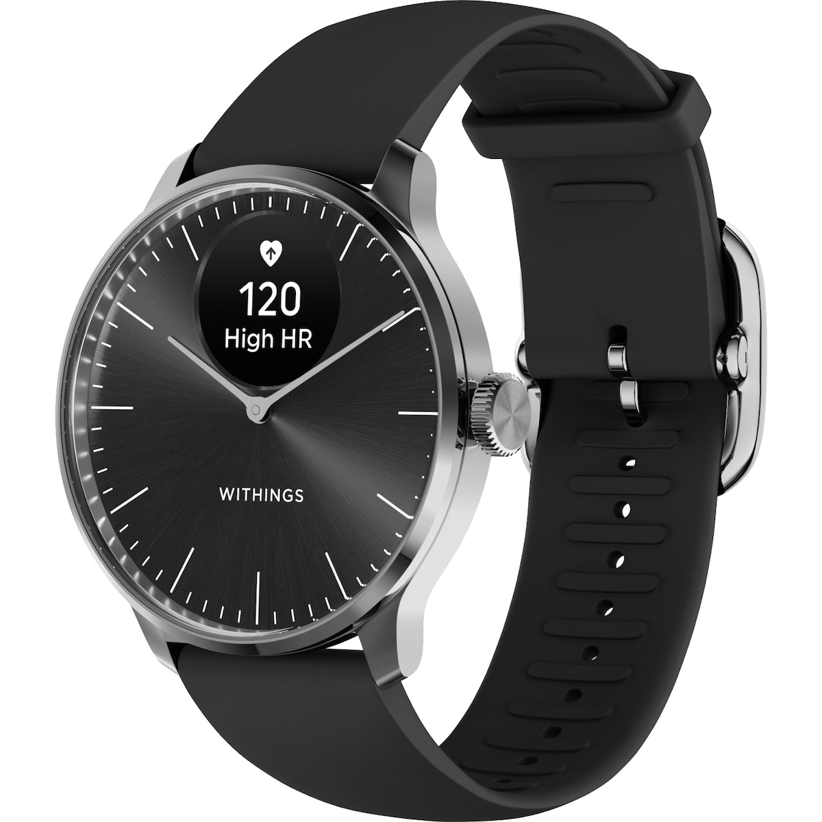 Withings ScanWatch Light hybrid smartklokke 37mm (sort)
