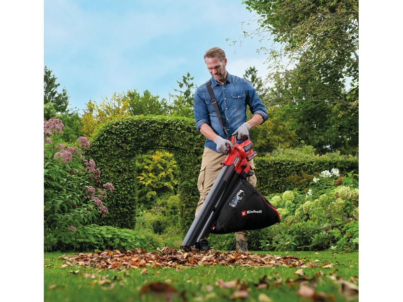 Einhell Akku-Laubsauger Venturro 18/210 Solo Befreit Garten und Hof von Laub und Schmutz