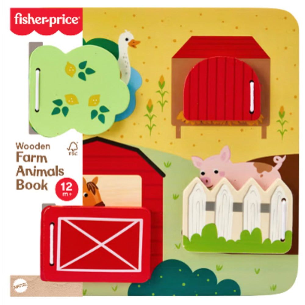 Køb Fisher-Price® Wood Gårdsdyr Aktivitetsplade