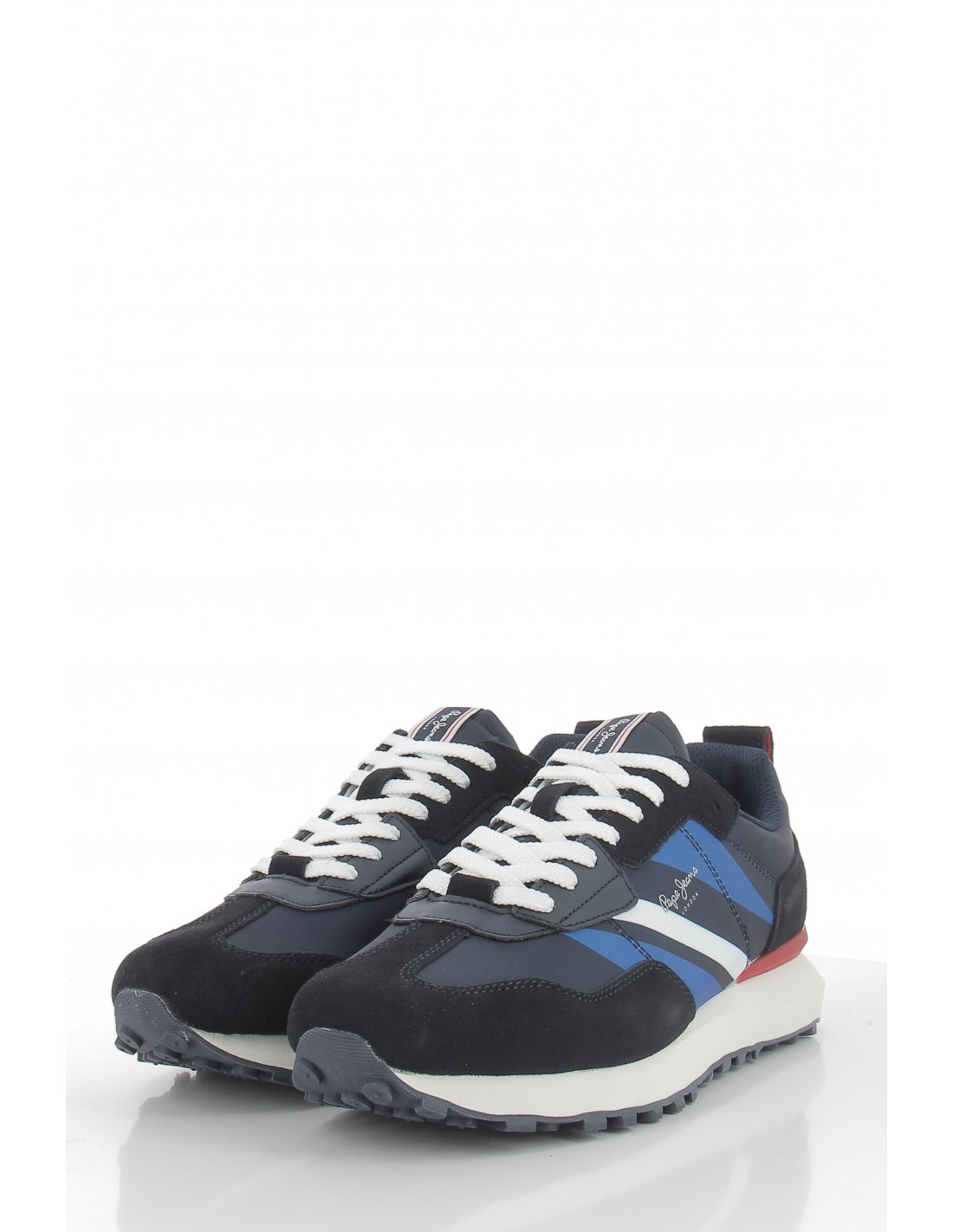 pepe jeans baskets de ville homme foster bleu marine