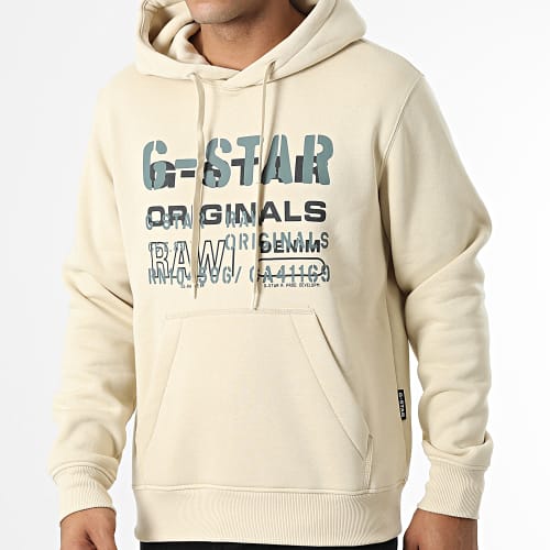 Sweat Capuche Multi Layer Originals D22232-A971 Beige
