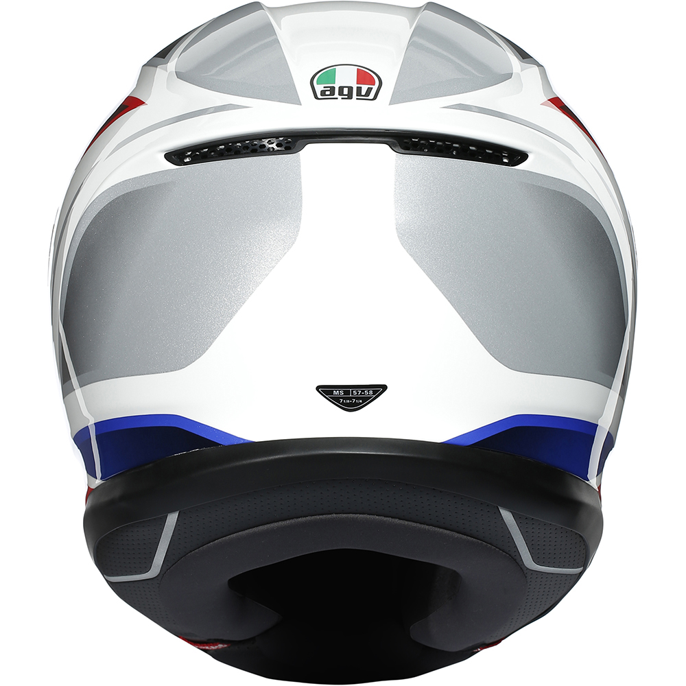 AGV - Casque K6 Hyphen Blanc / Rouge / Bleu / Gris