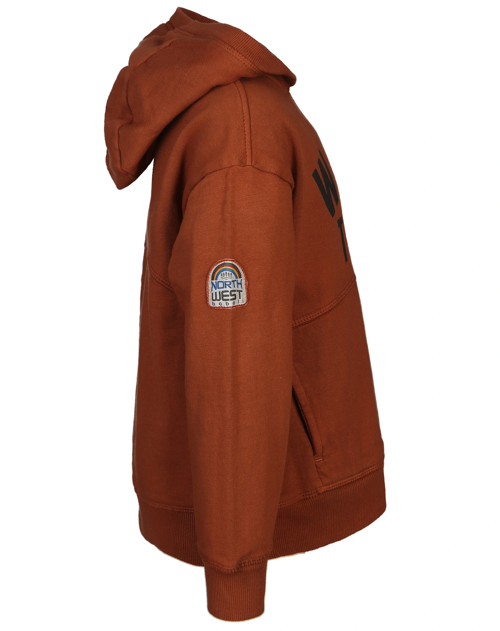 Kapuzen-Sweatshirt WILD TRAIL in copper