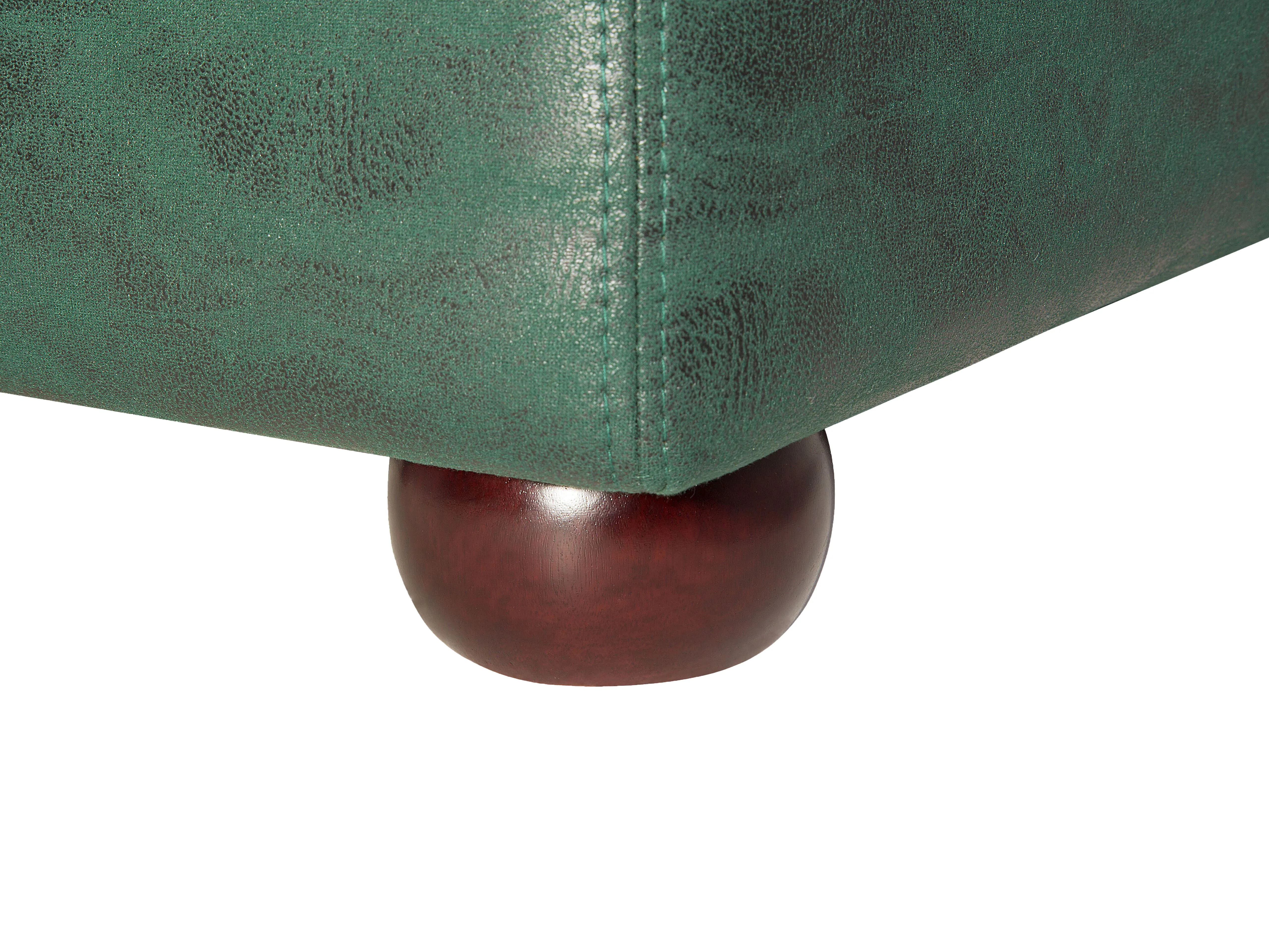 Bank 3-zits CHESTERFIELD Kunstleer Groen
