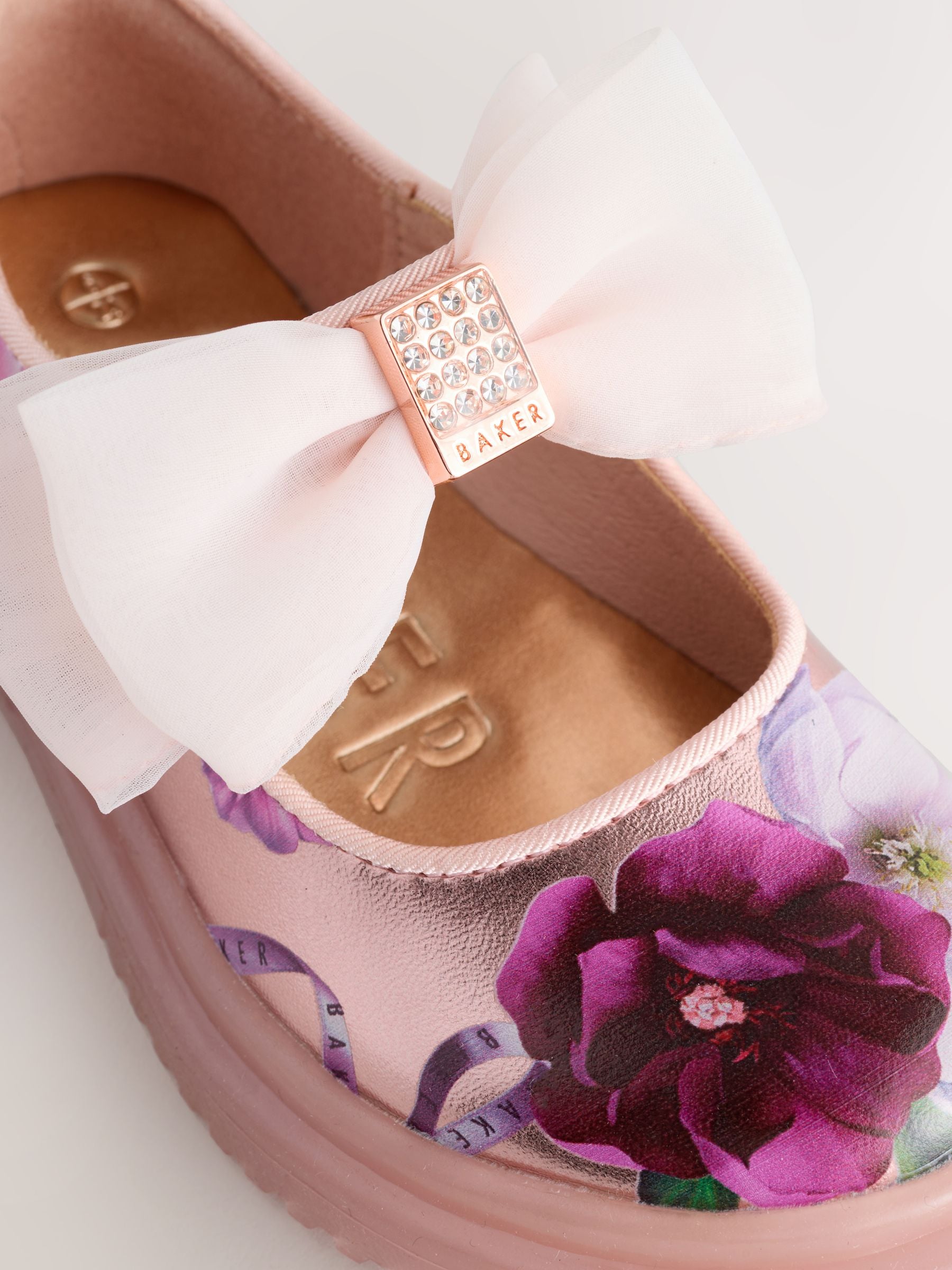 Baker by Ted Baker Chunky Mary Janes Shoes with Bow