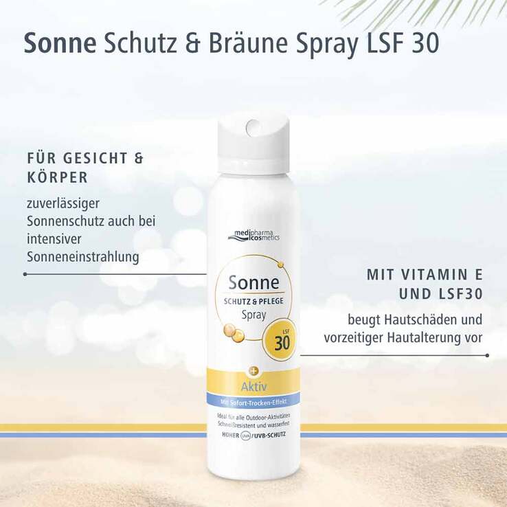 Sonne Schutz & Pflege Aktiv Aerosol-Spray LSF 30, 150 ml
