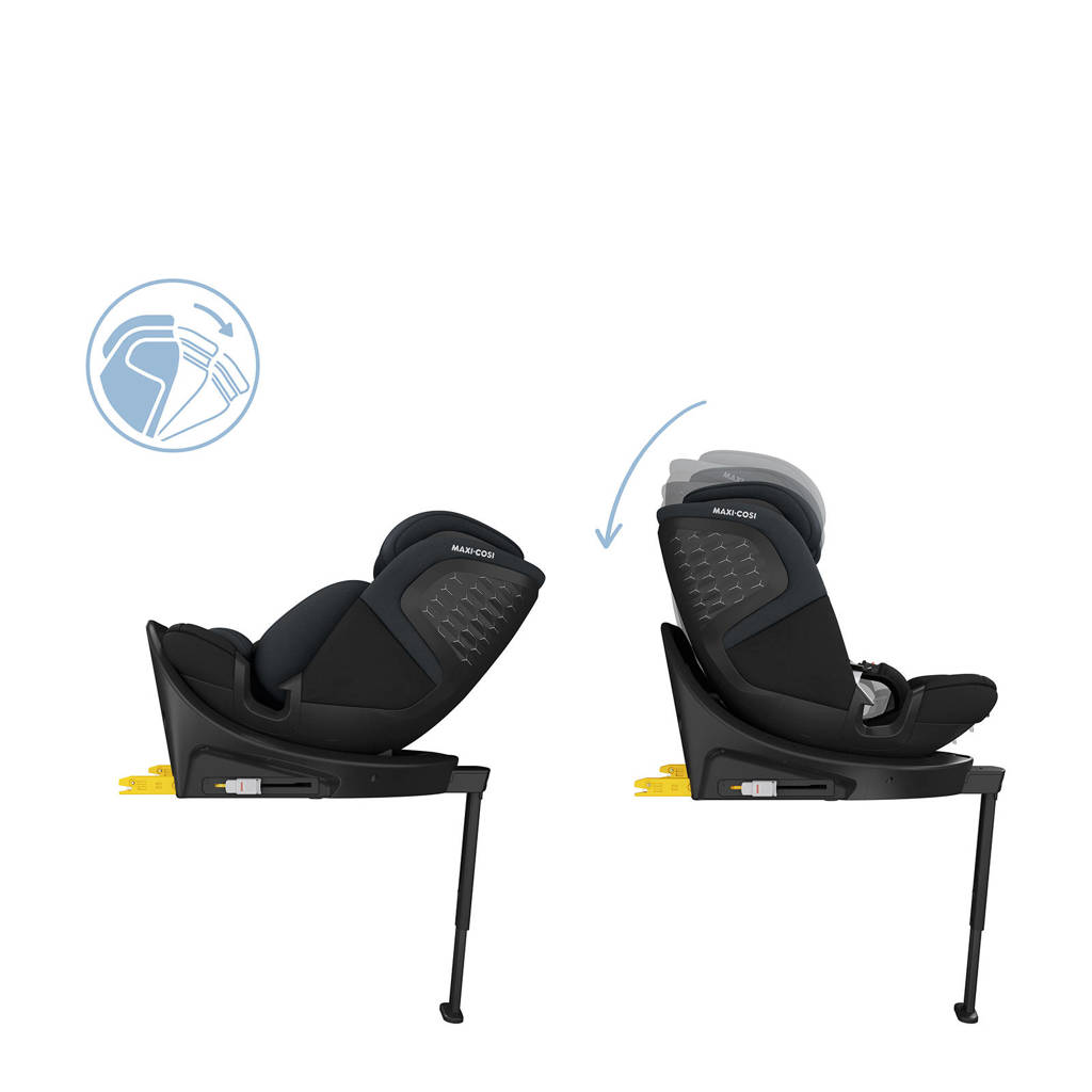 Groeit met het kind mee, is veilig en comfortabelEmerald 360 S Tonal Black