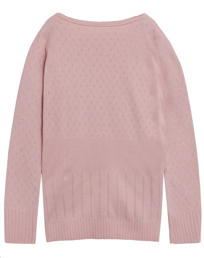 Langarmshirt BASIC DORIA MINI in pale mauve