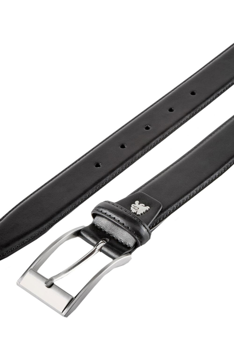 Lerros zwarte heren riem