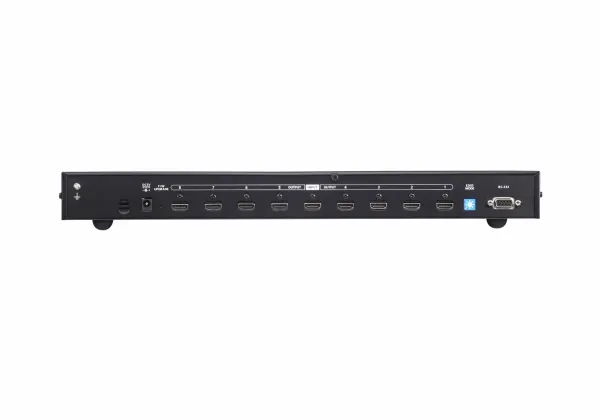 ATEN VS0108HB, HDMI, 8x HDMI, RS-232, HDMI, 4096 x 2160 pixel, Sort, Metal