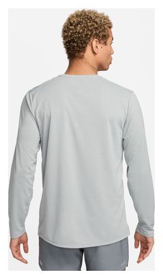 Maillot manches longues Nike Miler UV Gris Homme