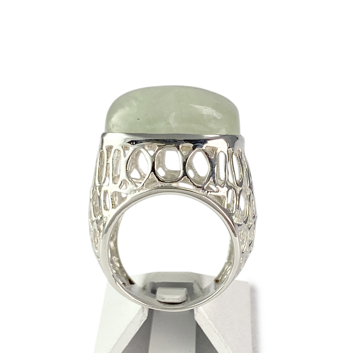 Bague d'occasion argent 925 préhnite