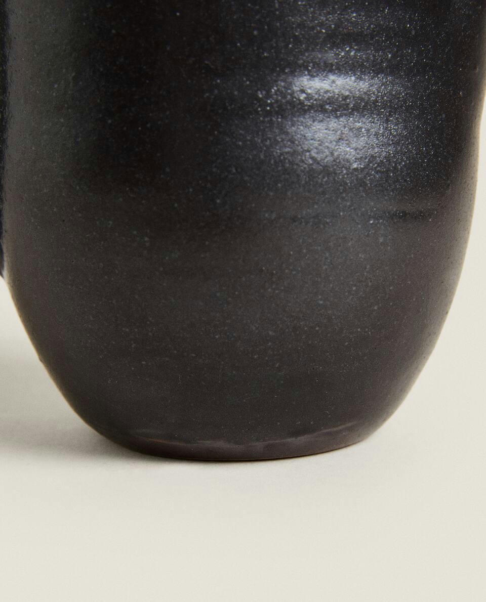 Jarra de grés com alça