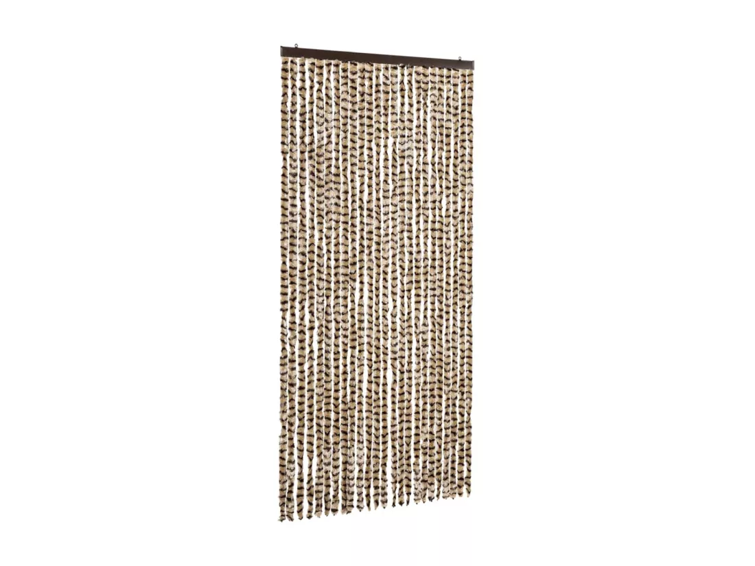 Moustiquaire Beige et marron 100x220 cm Chenille