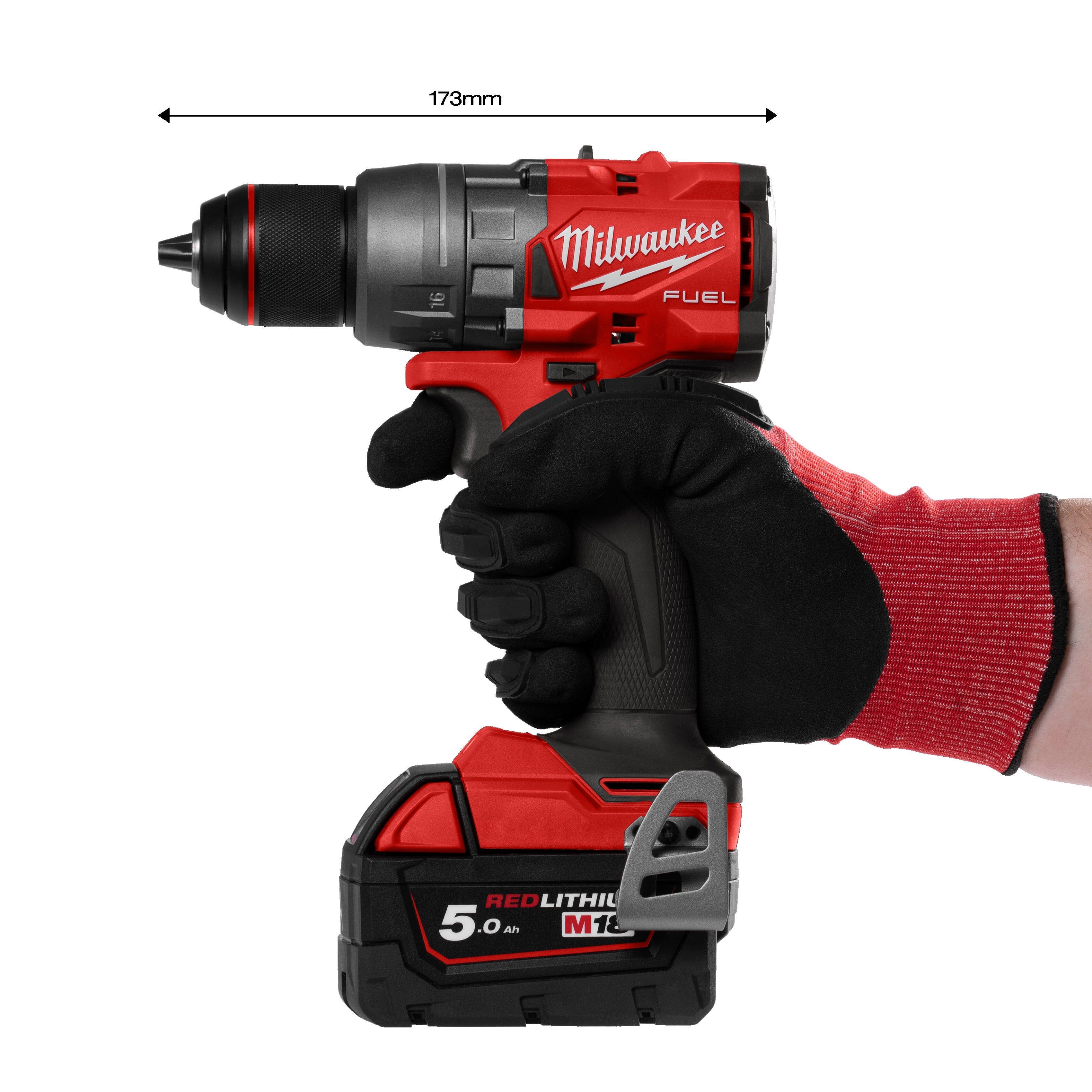 Milwaukee M18 FUEL™ FDD3-0X Accu schroefboormachine 18V Basic Body in HD-Box - 4933479862