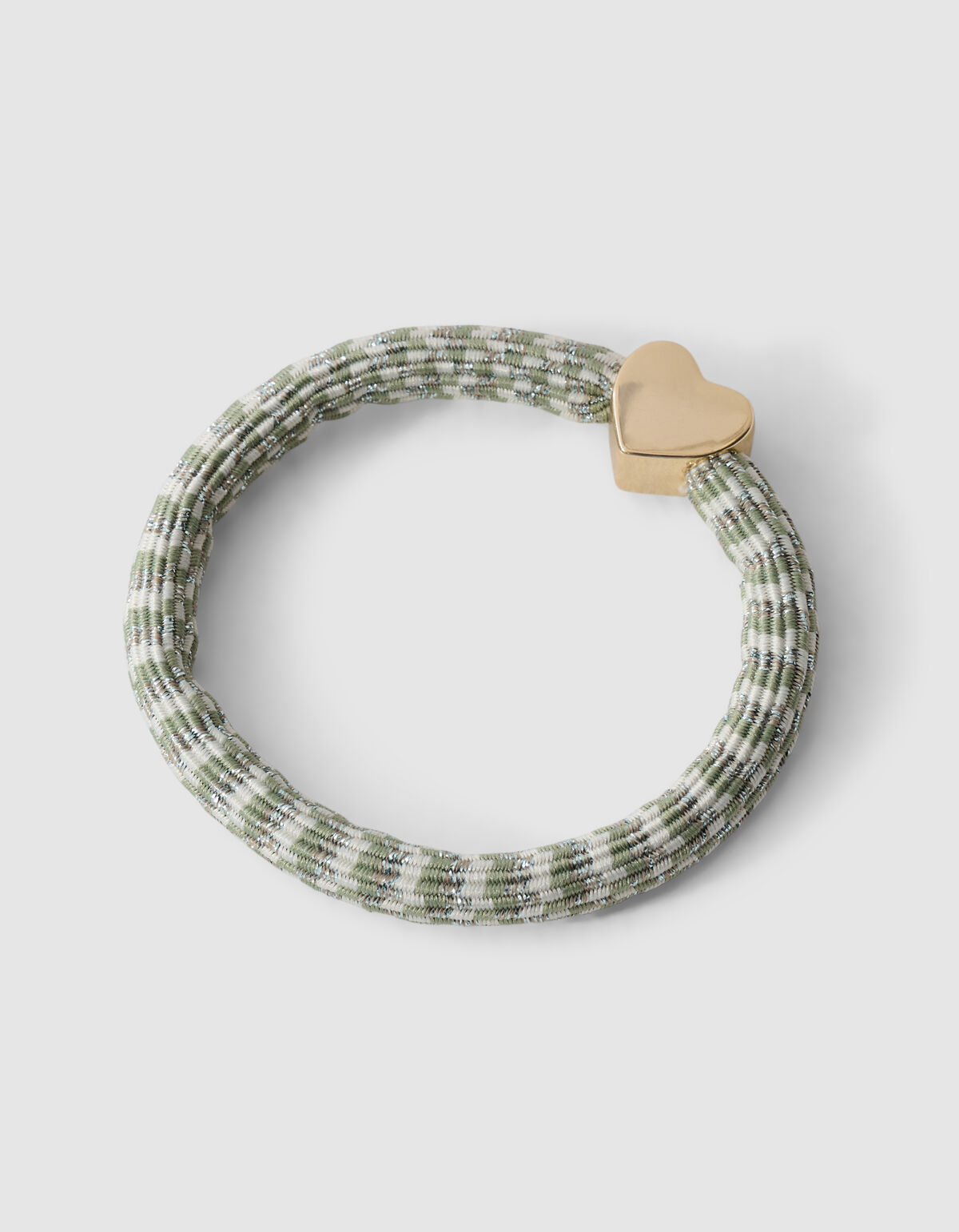 Charm Lurex Haarelastiek Groen