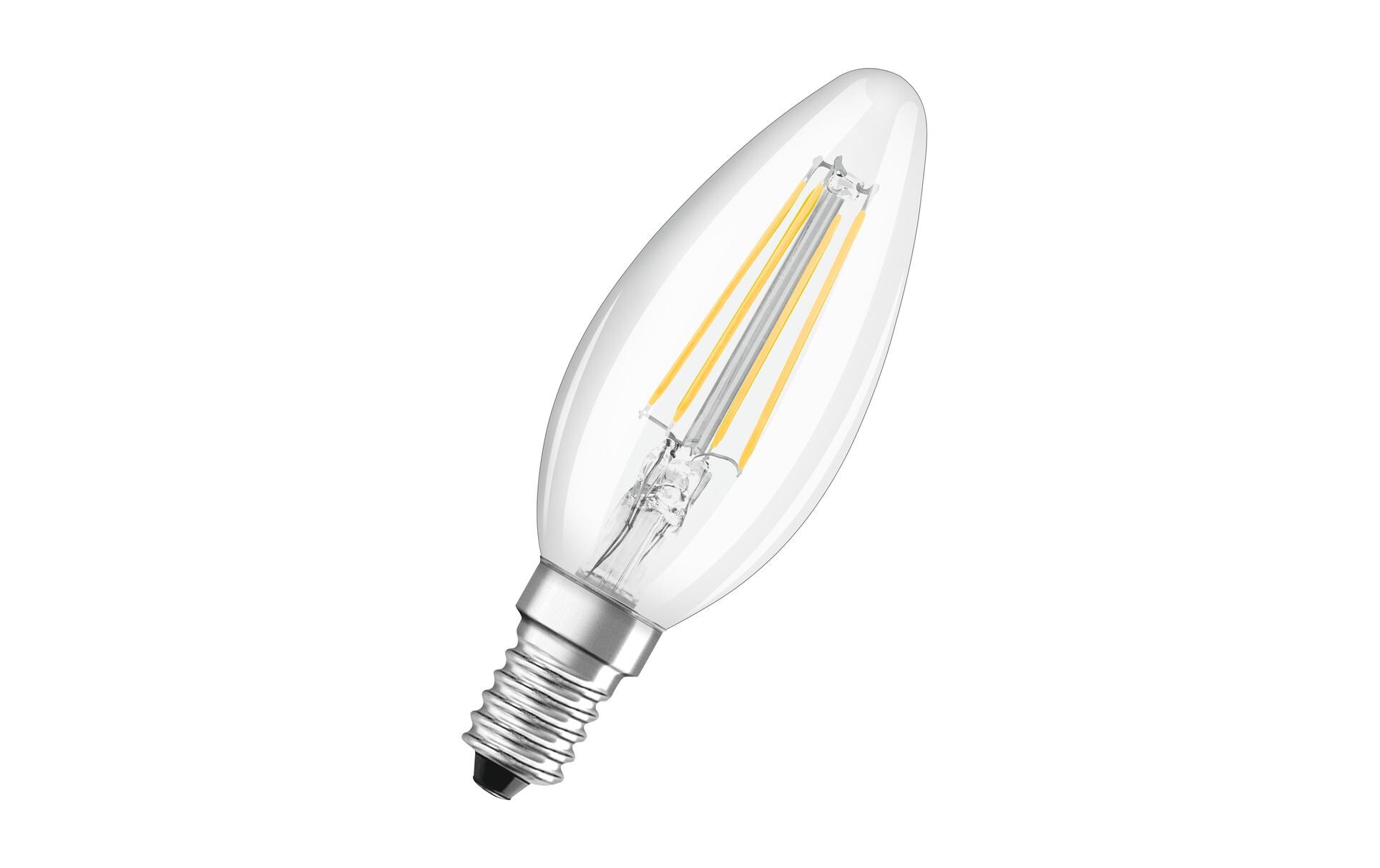 Lampe LED BASE CLASSIC B 4W, E14, Warmweiss, 2 StückLED-Lampen, klassische Minikerzenform