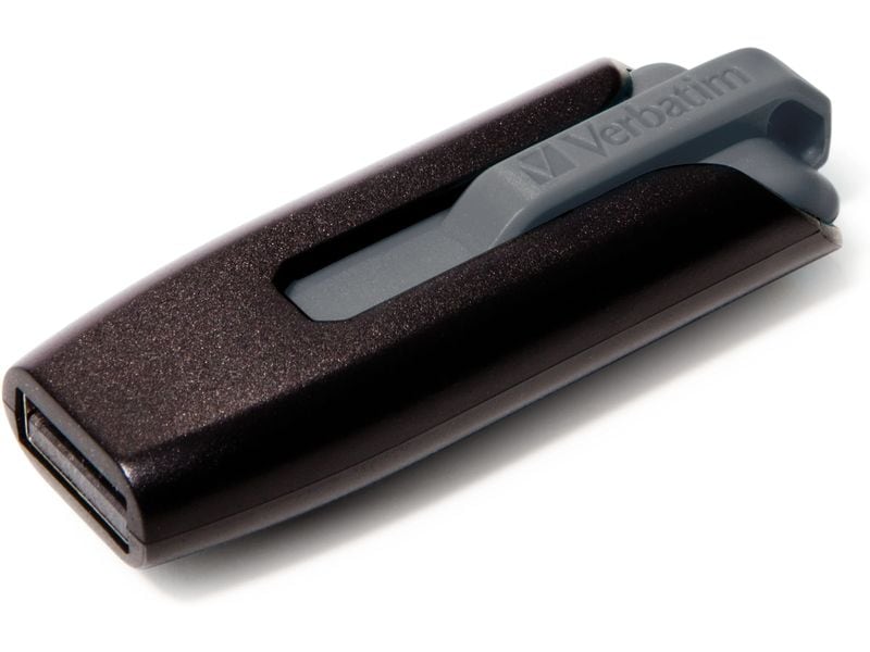 Verbatim USB-Stick Store 'n' Go V3 128 GB USB 3.0-Stick mit 128 GB Speicherkapazität, bis zu 80 MB/s Lesegeschwindigkeit und Schiebe-Design