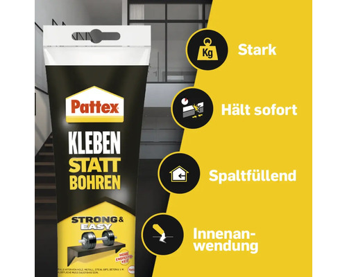 Pattex Lijm in plaats van Boor Montagelijm 250 g