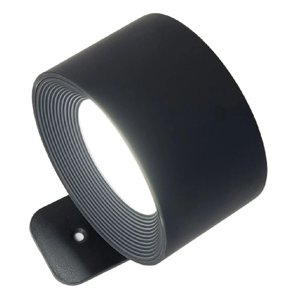 Applique murale nomade rechargeable noir Ø7,5x4,5cm