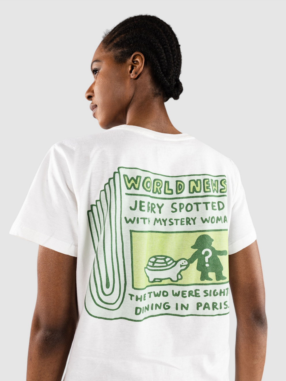 A.LAB World News T-Shirt white