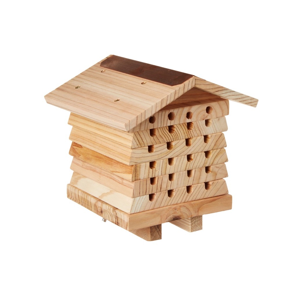 Ruche pour abeilles solitaires en bois