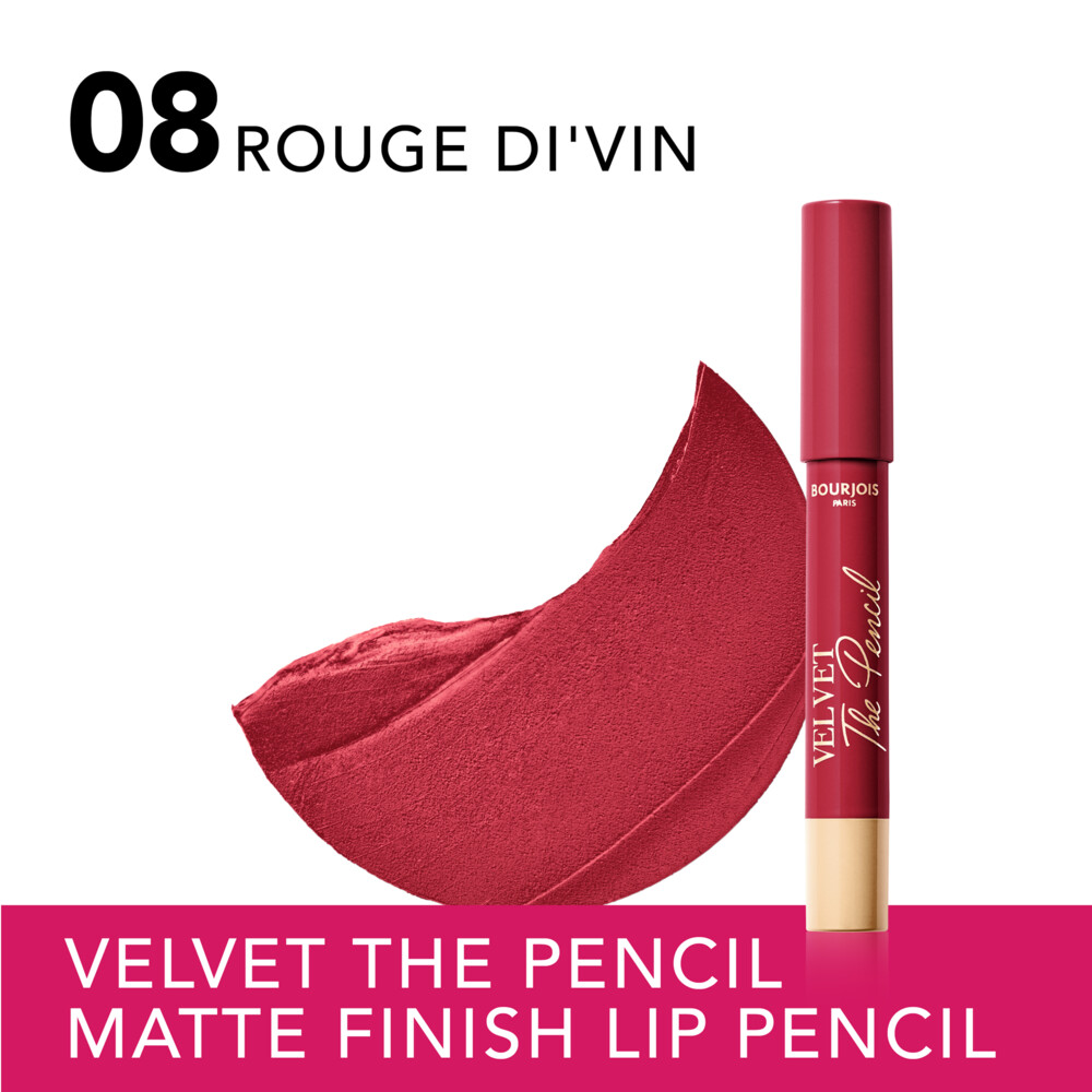 Bourjois Velvet The Pencil Lipstick Di'vin 81.8 gr