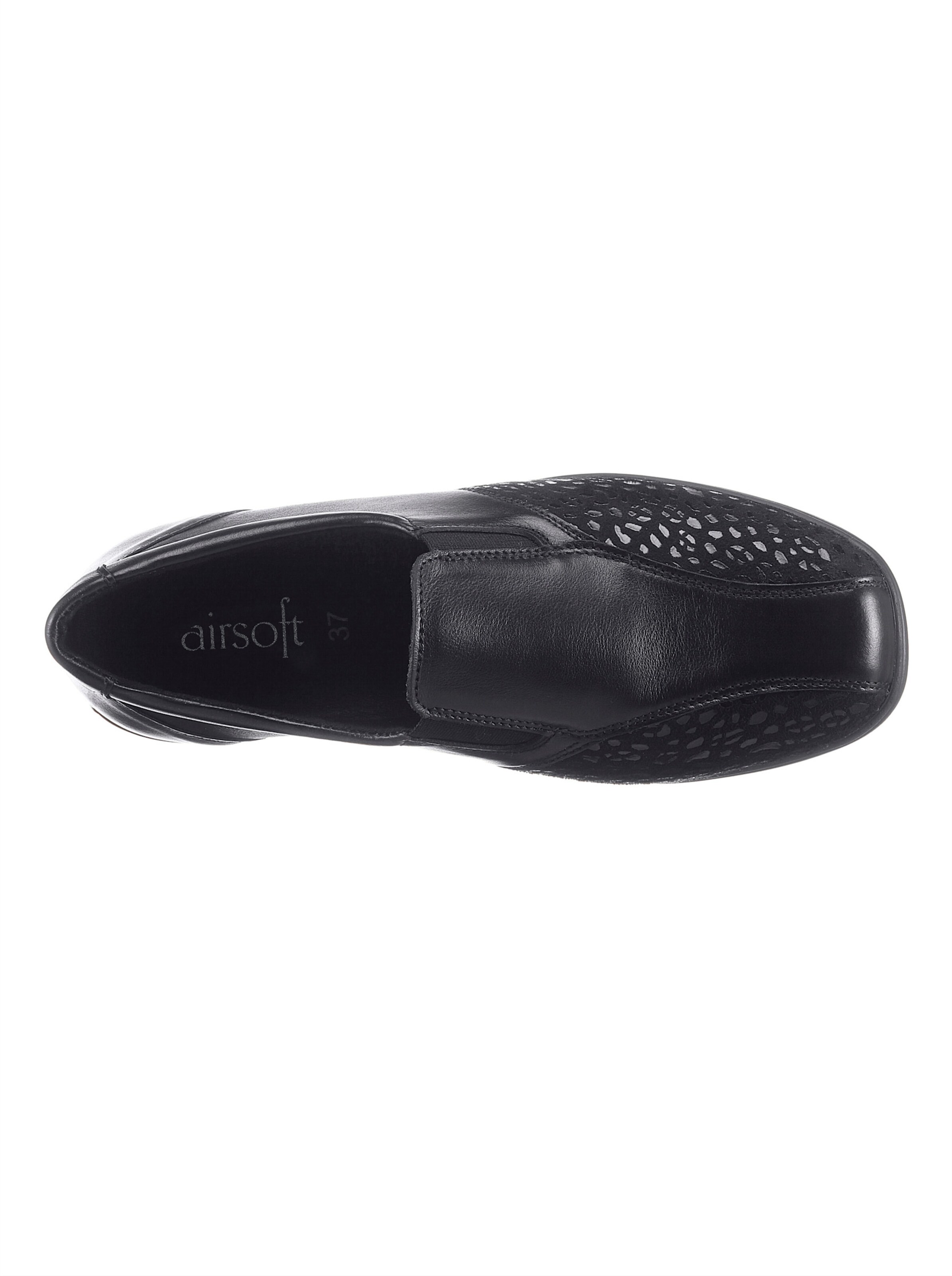 airsoft comfort+ Slipper in schwarz