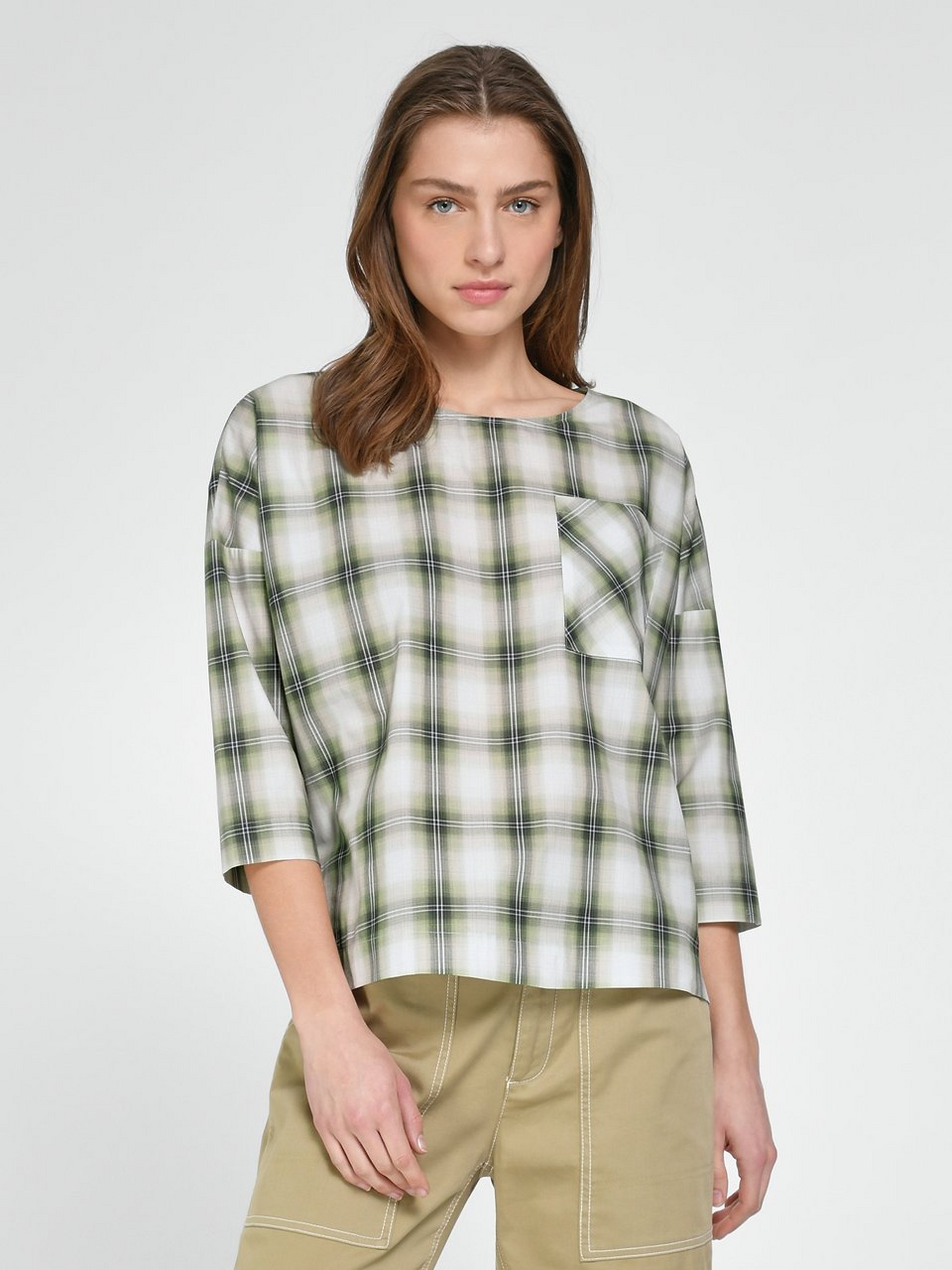 Blusen-Shirt mit 3/4-Arm