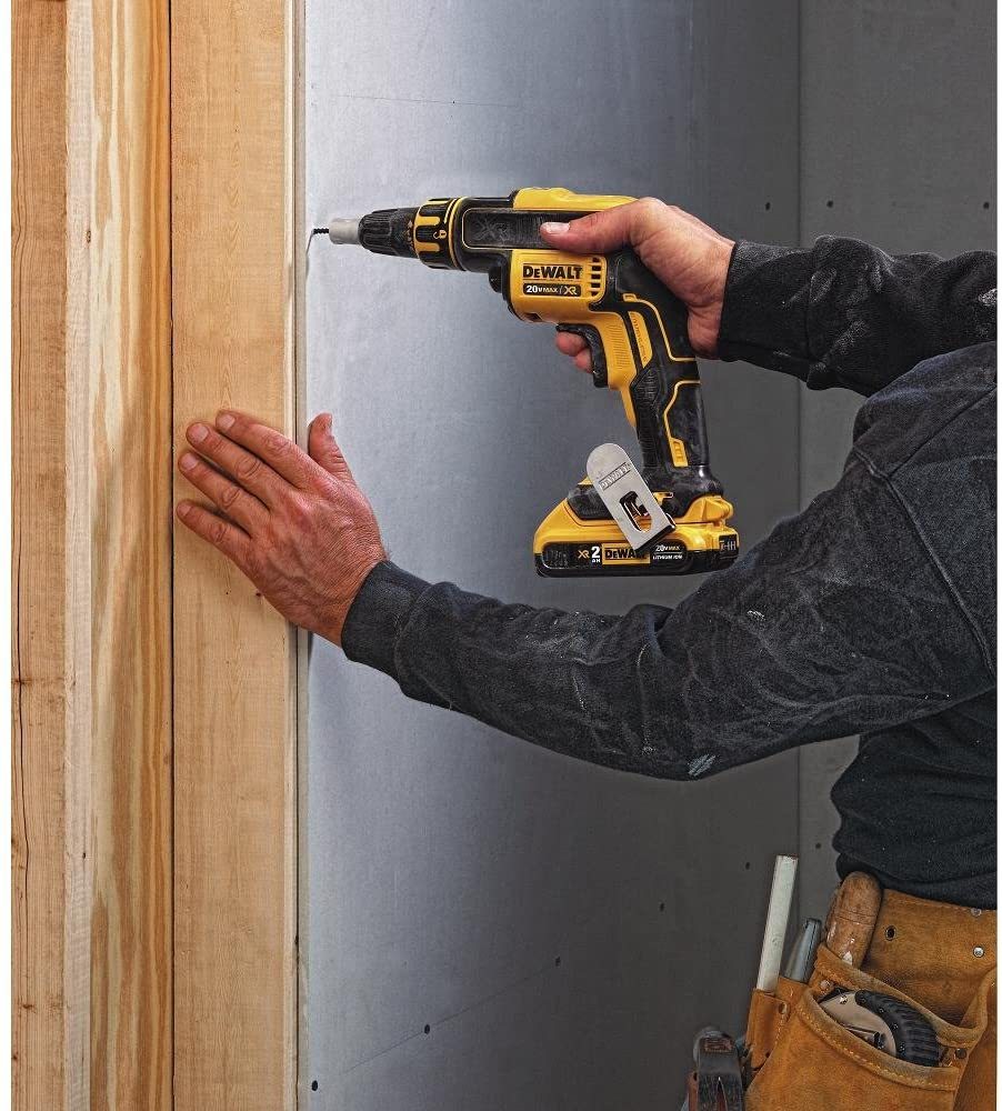 DEWALT 20V MAX XR Drywall Screwgun and Impact Screwdriver Kit, 2.0 Amp Hour (DCK267D2)
