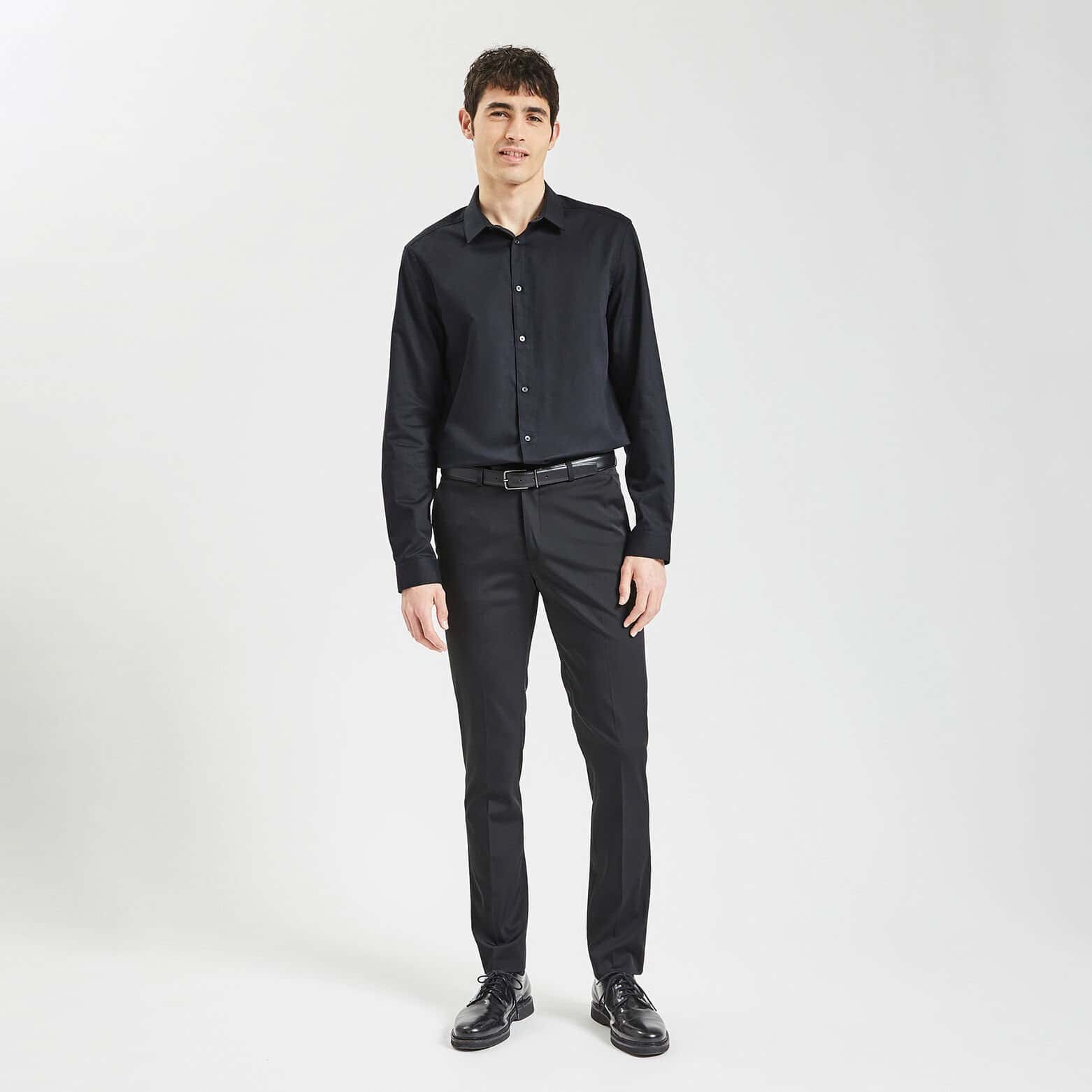 Pantalon de costume slim Noir