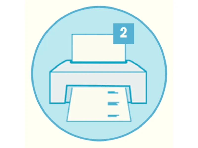 Register PC printbar Esselte PP A4 maxi Flerfarvet - (10 stk.)