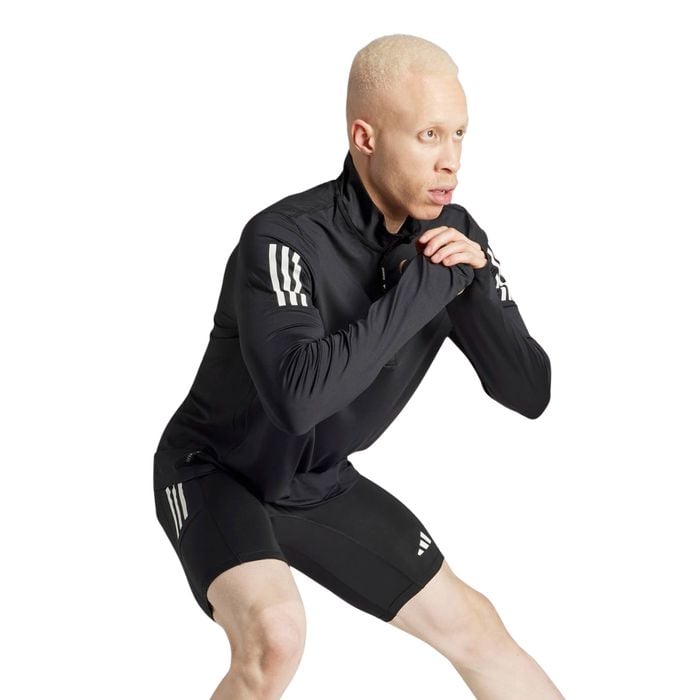 Adidas Own The Run LS Half Zip Shirt Heren