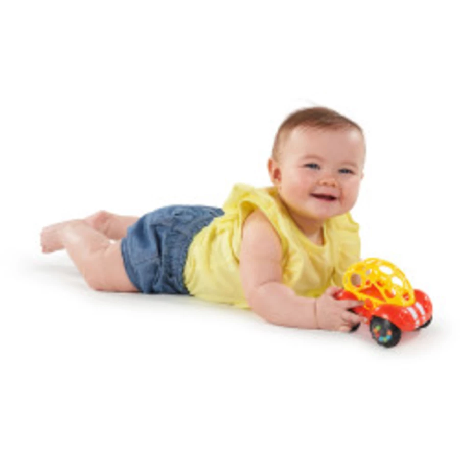 Bright Starts Spielzeugauto, Rattle & Roll Buggie™ , rot