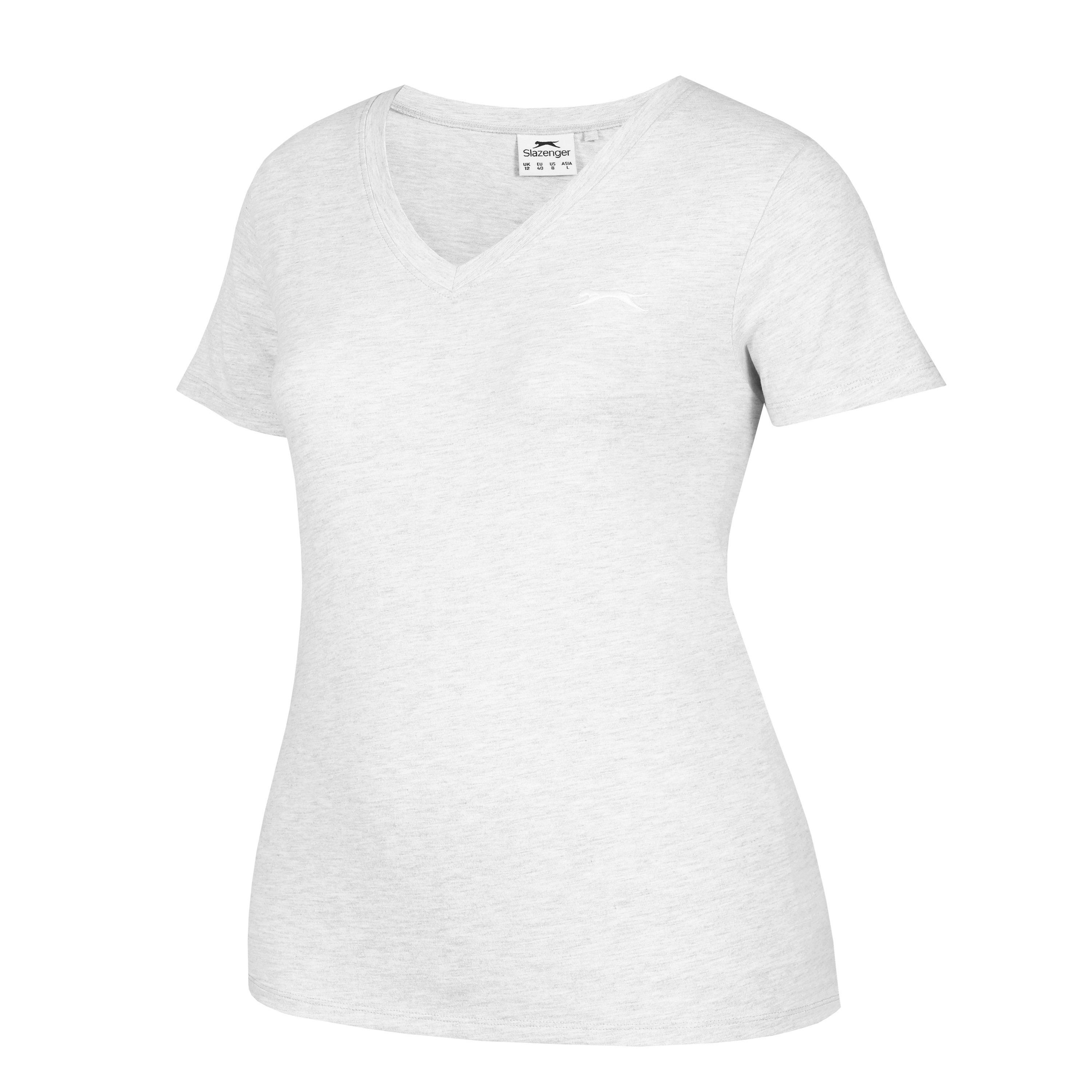 Slazenger Ladies V Neck Tee Shirt