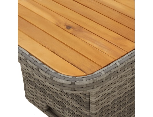 LES TENDANCES - Salon extérieur Salon de jardin-gris-4 places-57x66x93-451727
