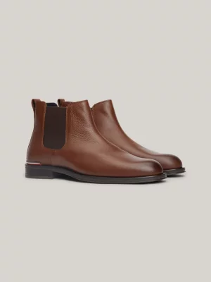 Botas Chelsea de couro Signature