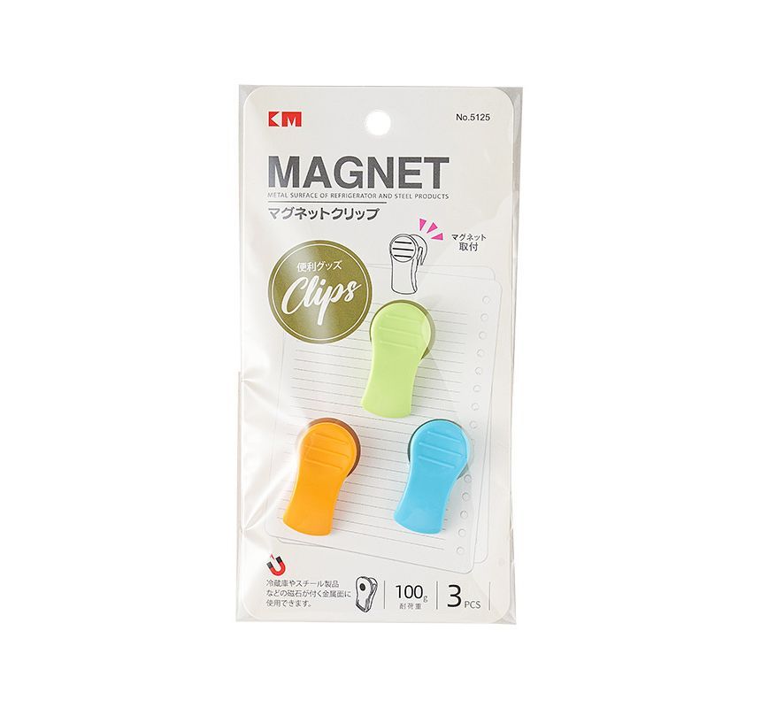 opholyee - Set van 3: Plastic voedselzakclip koelkastmagneet