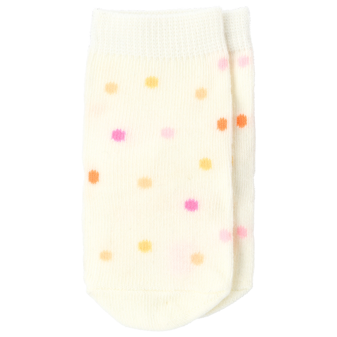 Topomini 2 Paar Newborn Socken im Set weiss / rosa