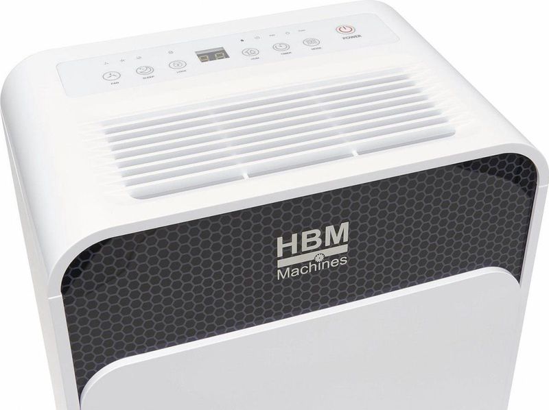 HBM - Luchtontvochtiger - Wit - 12 Liter Per Dag - 120M3 Per Uur