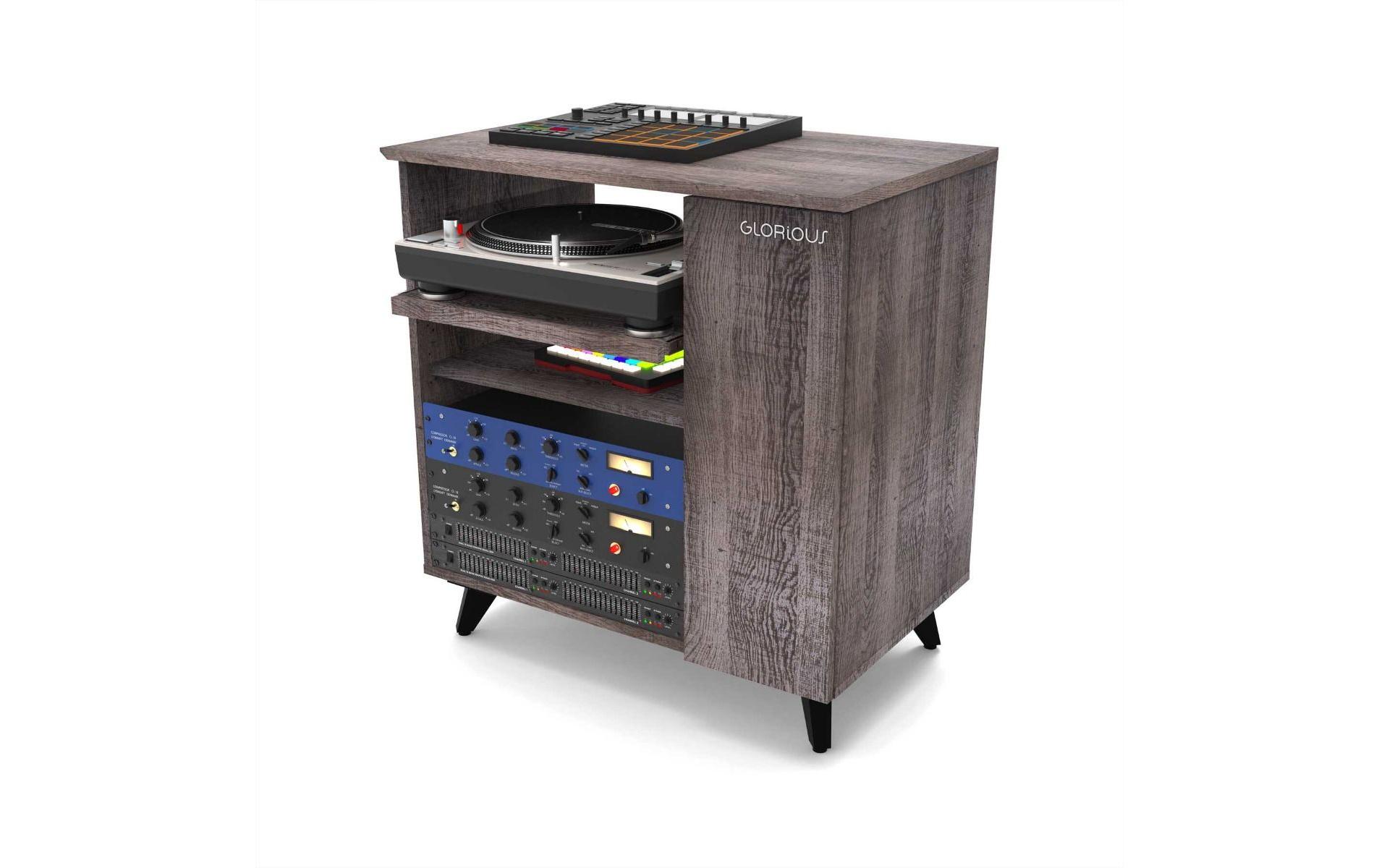 Erweiterung Modular Side Rack – Walnuss<br>Studio-Rack-Erweiterung