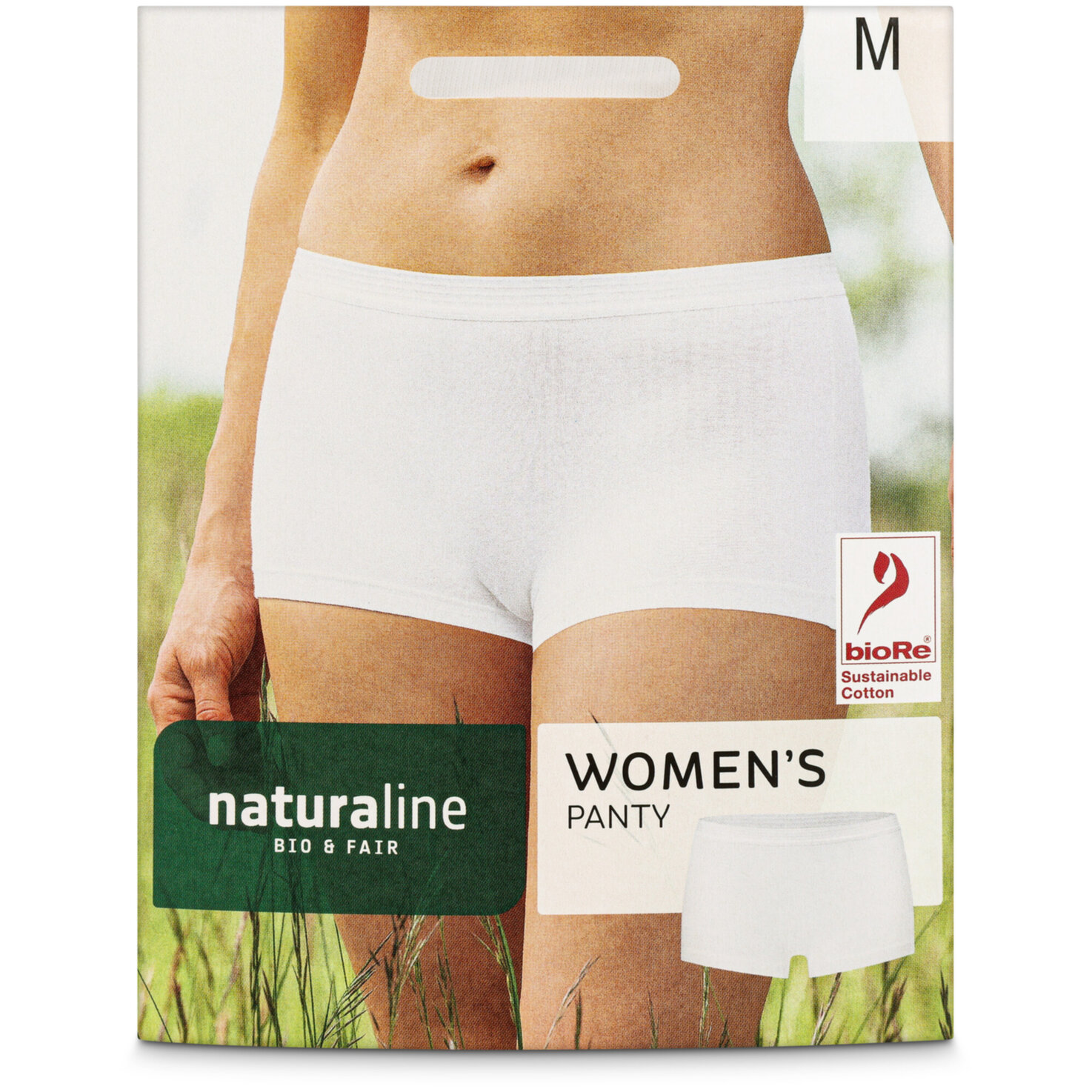 Naturaline TextilDamen Panty weiss M