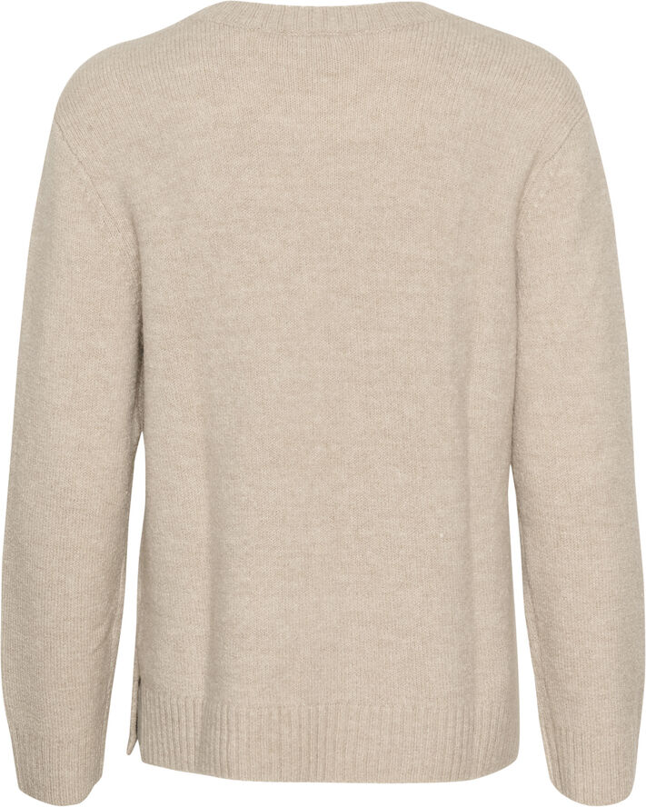 Cream CRPumpkin Knit Pullover Ancient scroll