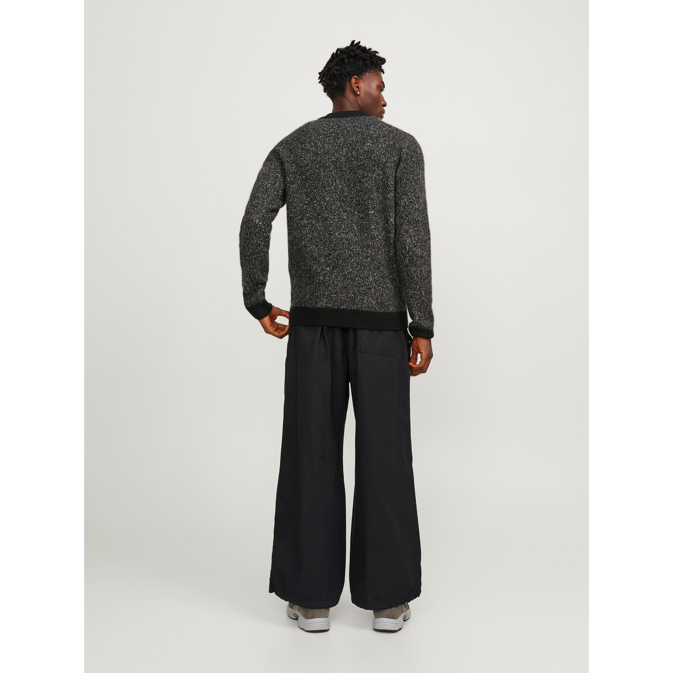Jack and Jones Space Crew Neck Knitted Jumper Mens