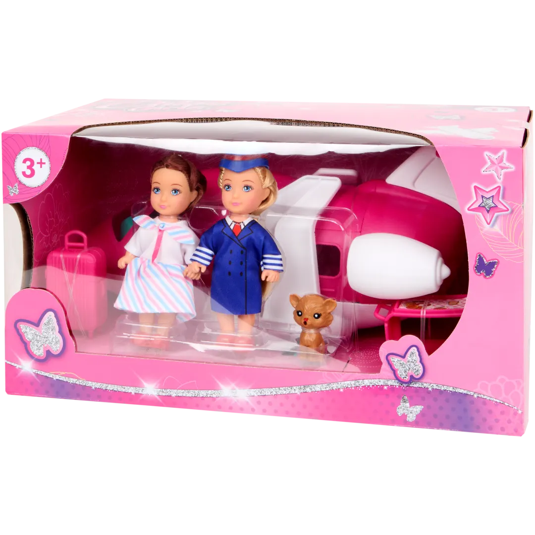 Chloe Girlz vliegtuig speelset Incl. accessoires