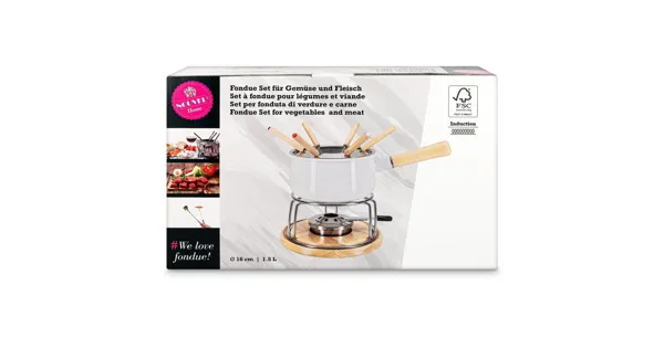 Nouvel Fondue-Set für Gemüse/Fleisch Lazy
