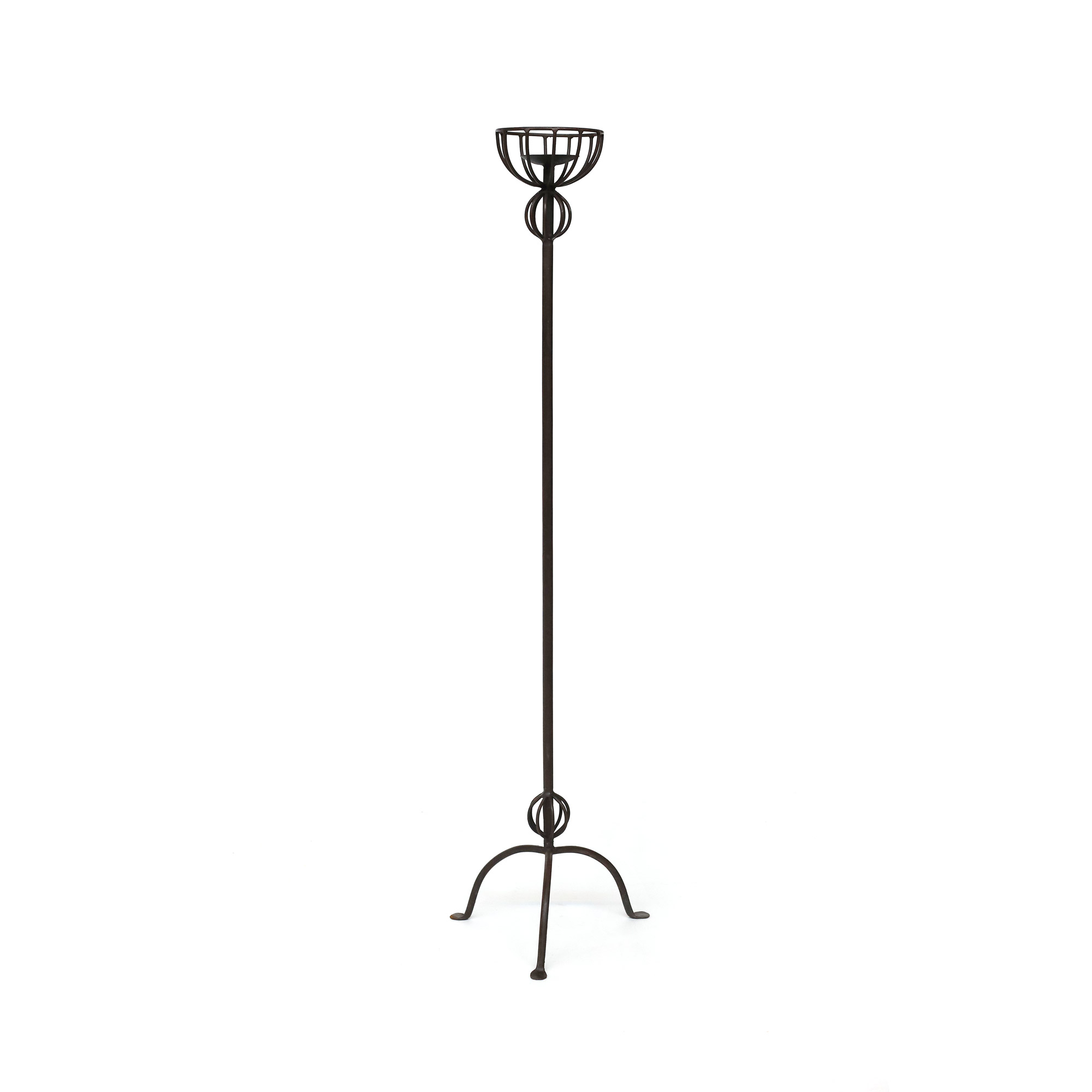 Kerzenständer aus Eisen, H 115 cm von fischer's lagerhaus